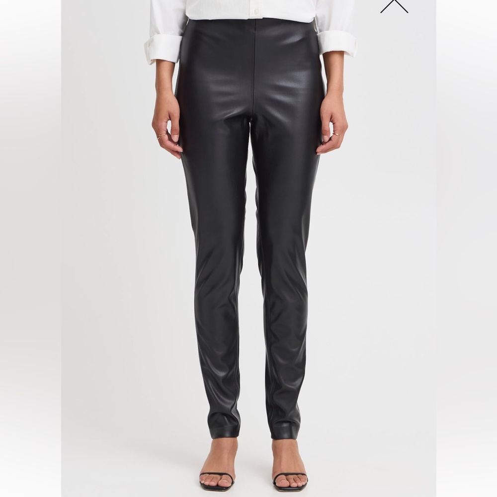Ichi IHCOMANO faux leather leggings